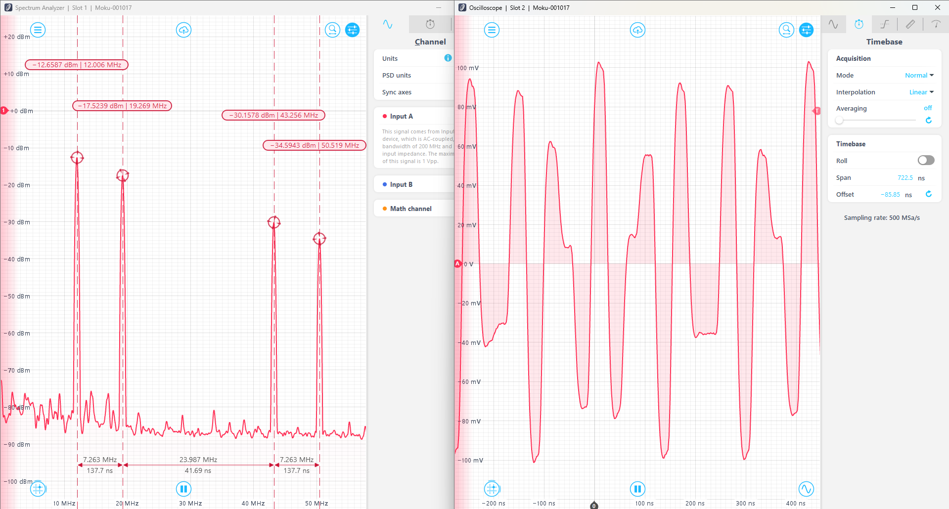 Adder example with no interlacing support
