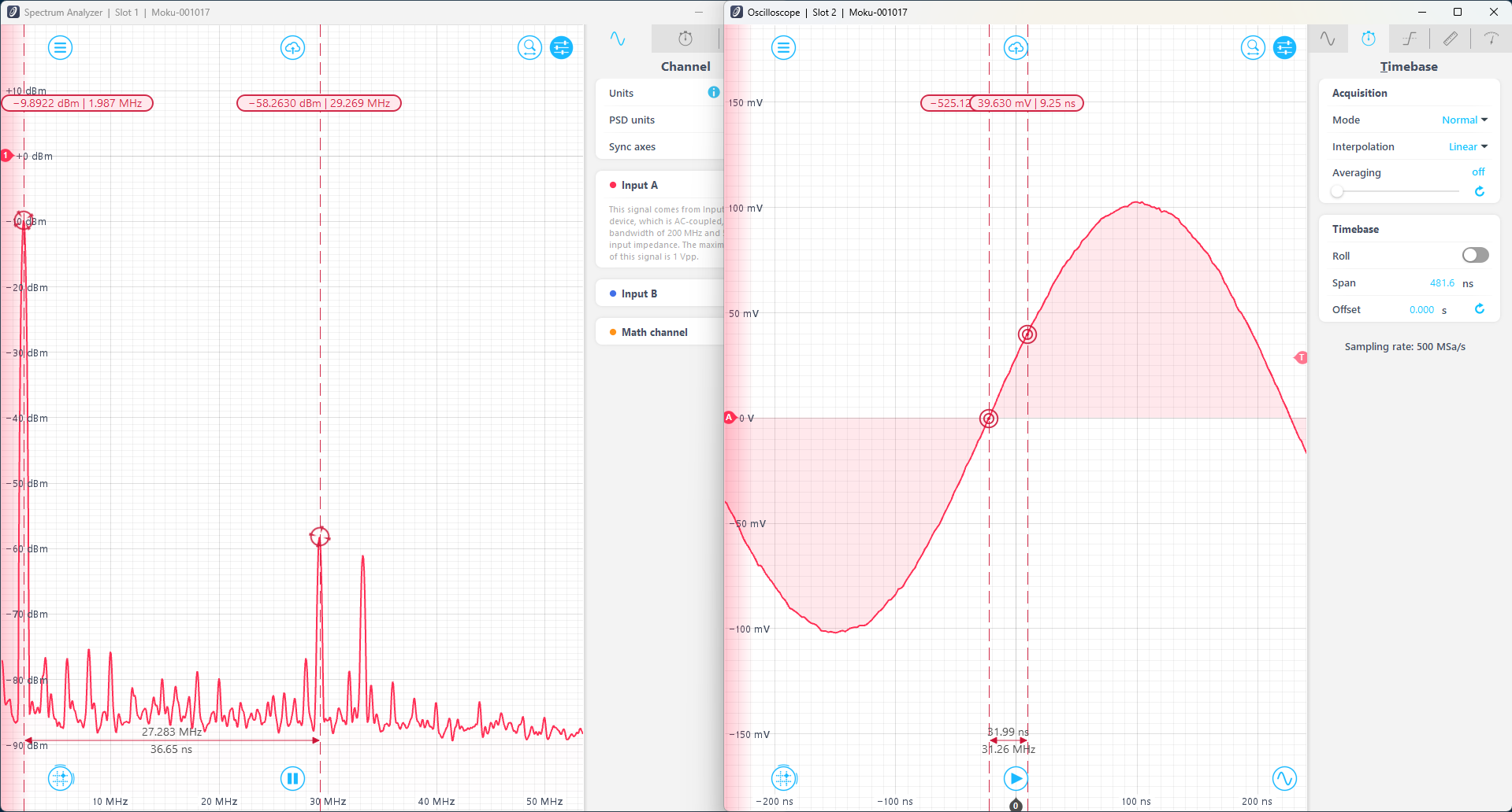 Output from CI with interpolation